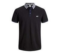 JACK & JONES NOS Uomo Jcocharming Polo SS Noos Polo Not Applicable, Nero, M