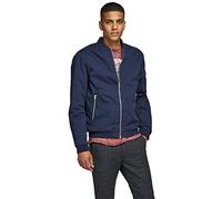 JACK & JONES NOS Uomo Jjerush Bomber Noos Giacca Not Applicable, Giacca Blu Scuro, XXL