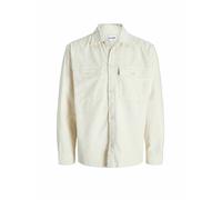 Jack&Jones camicia uomo in velluto millerighe panna S