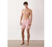 Jack & Jones - Pantaloncini da bagno in seersucker rossi a righe-Rosso S