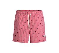 JACK & JONES Pantaloncini da bagno 'JPSTMAUI BREEZE' blu / rosso / bianco Uomo JACK & JONES M