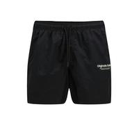 JACK & JONES Pantaloncini da bagno 'JPSTNaxos' nero / offwhite Uomo JACK & JONES XL