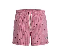 JACK & JONES Pantaloncini da bagno 'JPSTMAUI BREEZE' blu / rosso / bianco Uomo JACK & JONES L