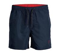 JACK & JONES Pantaloncini da Mare Regular Fit | Regular Fit, Semplice, Sopra il ginocchio, Swimming, Temperatura massima di 40°C ciclo molto delicato