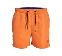 JACK & JONES Pantaloncini da Mare Regular Fit | Regular Fit, Semplice, Sopra il ginocchio, Swimming, Temperatura massima di 40°C ciclo molto delicato