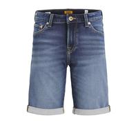 JACK&JONES JUNIOR Jjirick Jjicon I.k Shorts MF 132 SN Jnr Pantaloncini di Jeans, Blu Denim, 176 Bambino