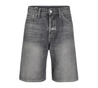 JACK & JONES Pantaloncini da Uomo in Jeans Baggy Fit, Denim Nero, M