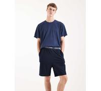 Jack & Jones - Pantaloncini del pigiama blu navy con fascia con logo 2XL