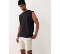 Jack & Jones - Pantaloncini della tuta beige con logo-Neutro S