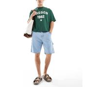 Jack & Jones - Pantaloncini di jeans lavaggio blu medio XS