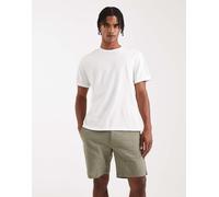Jack & Jones - Pantaloncini in misto lino verdi-Verde S