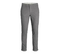 JACK & JONES Pantalone taglio classico microtramato. Grigio 29W / 30L Microtramata