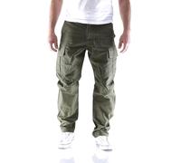 JACK & JONES Pantaloni Cargo da Uomo JPSTKANE JJBARKLEY -Relaxed Fit - S M L XL XXL, Olive Night, 33W x 32L
