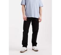 Jack & Jones - Pantaloni cargo dritti neri-Nero W29 L32
