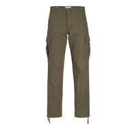 JACK & JONES Pantaloni cargo 'JPSTKane JJBarkley' oliva Uomo - Abbigliamento - Pantaloni - Pantaloni cargo JACK & JONES 34