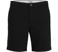Jack & Jones - Chino corti neri regular fit-Nero S