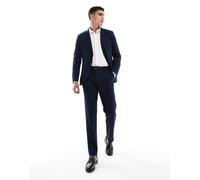 Jack & Jones - Pantaloni da abito slim fit blu navy in jersey 50