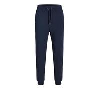 JACK & JONES Pantaloni da Jogging Coulisse Pantaloni in Tessuto Jogger Fondo Elastico Basic Streetwear JPSTGORDON, Colore:Blu, Taglia Pantalone:M