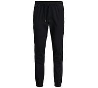 JACK & JONES Pantaloni da Uomo Jjigordon Jjlane AKM Black Noos, Nero, M