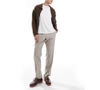 Jack & Jones - Pantaloni eleganti ampi affusolati beige con coulisse-Neutro XS
