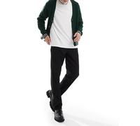 Jack & Jones - Pantaloni eleganti ampi affusolati neri con coulisse-Nero XS
