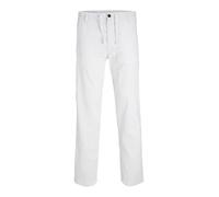 JACK & JONES Pantaloni da Uomo Jpstkane Jjsummer Jogger SN, Bianco, S