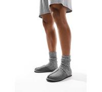 Jack & Jones - Pantofole in camoscio sintetico grigio 46