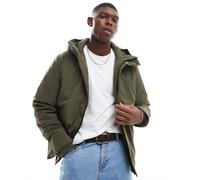Jack & Jones - Parka tecnico kaki con fodera imbottita-Verde L