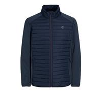 JACK&JONES JJEMULTI Quilted Collar Noos - Giacca Trapuntata, Blu Navy/Dettaglio: Set in Maniche, Taglia S, Blazer Blu Navy/Dettaglio: Maniche Set in Sleeves, S