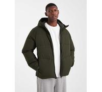 Jack & Jones - Piumino verde oliva con cappuccio L