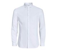 JACK&JONES PLUS Jjprparma-Maglietta L/S Pls Camicia da Lavoro, Bianco/vestibilità: vestibilità Larga, 6XL Uomo