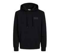 Jack & Jones Plus Felpa 'JJECorp' grigio / nero Uomo Jack & Jones Plus 4XL