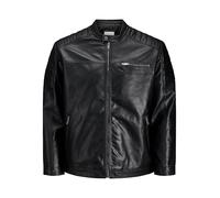 JACK&JONES PLUS Giacca Leggera da Uomo Jjerocky Noos PS, Nero, XXXXL