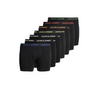 JACK&JONES PLUS Jacbasic Trunks 7 Pack Noos Pls Boxer a Pantaloncino, Black/Pack: Black-Black-Black-Black-Black-Black-Black, 4XL Große Größen Uomo