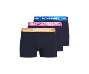 JACK&JONES PLUS JACLUCA Solid Trunks 3 Pack Pls Boxer a Pantaloncino, Navy Blazer/Pack:Navy Blazer-Navy Blazer, XXXXXL Uomo