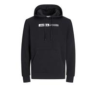 JACK&JONES PLUS Jjecorp Logo Sweat Hood Play Noos Pls Felpa con Cappuccio, Black/Print:Play 5, XXXXXL Uomo