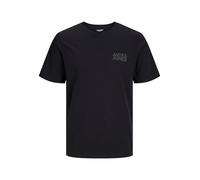 JACK&JONES PLUS JJECORP Logo Tee SS O-Neck Noos Pls, Black/Detail:Small Print/Black, 6XL