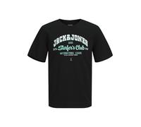 JACK&JONES PLUS Jjelogo Tee SS O-Neck 2 col Aw24 S Pls T-Shirt, Inchiostro Nero, 6XL Uomo