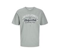 JACK&JONES PLUS Jjelogo Tee SS O-Neck 2 col Aw24 S Pls T-Shirt, Verde Iceberg. Dettagli: mélange, 6XL Uomo