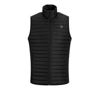 JACK&JONES PLUS JJEMULTI Bodywarmer Collare PS, Black, 2XL Uomini