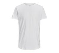 JACK&JONES PLUS JJENOA Tee SS Crew Neck Noos PS T-Shirt, White, 7XL Uomini