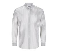 JACK&JONES PLUS Jjeoxford-Maglietta L/S S21 Noos Pls Camicia a Maniche Lunghe, Crockery, 5XL Uomo