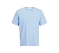 JACK&JONES PLUS Jjepaulos Tee SS Crew Neck Noos Pls T-Shirt, Blu Chambray, 3XL Uomo