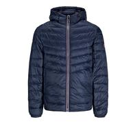 JACK&JONES PLUS Jjesprint Cappuccio Giacca Trapuntata, Navy Blazer/Detail:True Red Stitches, XXXXL Uomo