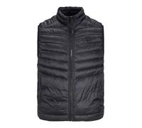 JACK&JONES PLUS Jjesprint-Scaldacollo con Colletto Noos Pls Gilet Trapuntato, Nero, 5XL Uomo