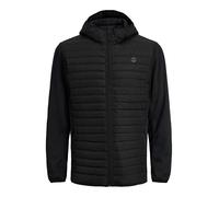 JACK & JONES PLUS Jjetoby Puffer Collar Pls - Giacca buffer da uomo, Nero, XXXXL
