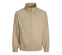 JACK&JONES PLUS Jprccwinston Linen Jkt Pls Giacca Corta, White Pepper, XXXXL Uomo