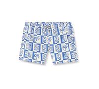 JACK&JONES PLUS Jpstfiji Jjswim Oceanday Ss24 Ly Pls Costume a Pantaloncino, Blu Scintillante, 48 Uomo