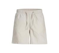 JACK&JONES PLUS JPSTJAIDEN JJSUMMER Linen BLE Short Pls Pantaloncini, Crockery/Detail:Melange, 48 Uomo
