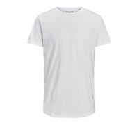 JACK&JONES PLUS Jjenoa Tee SS Crew Neck Noos PS T-Shirt, Bianco, XXL Plus Uomo